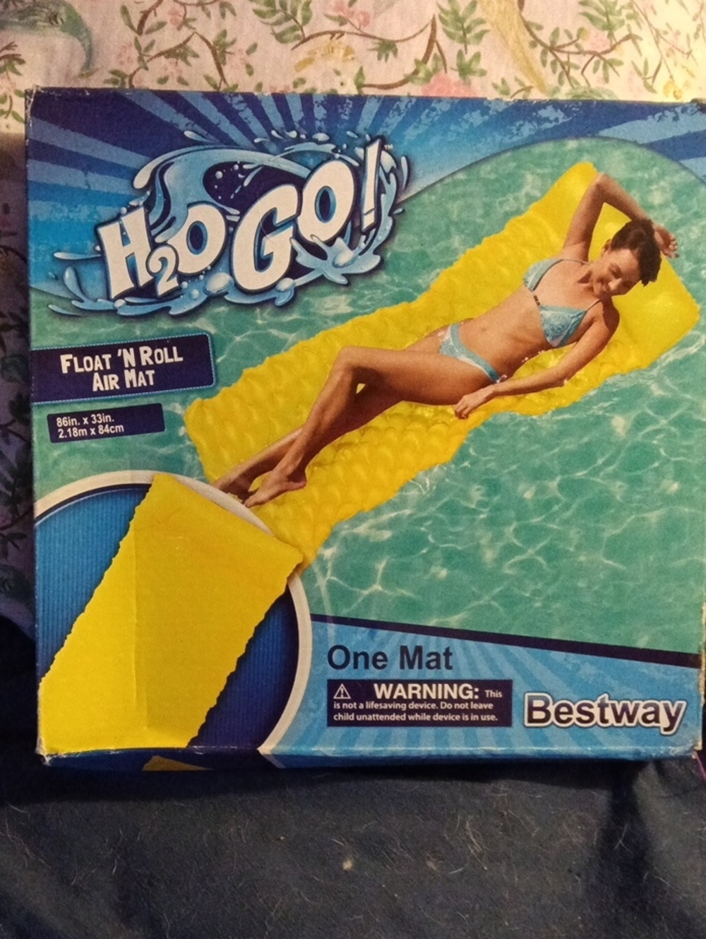 H2o GO Float 'N Roll Air Mat - Pool Lounger